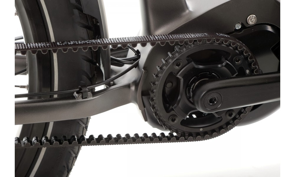 Rower trekkingowy elektryczny Ecobike Dare - grafitowy