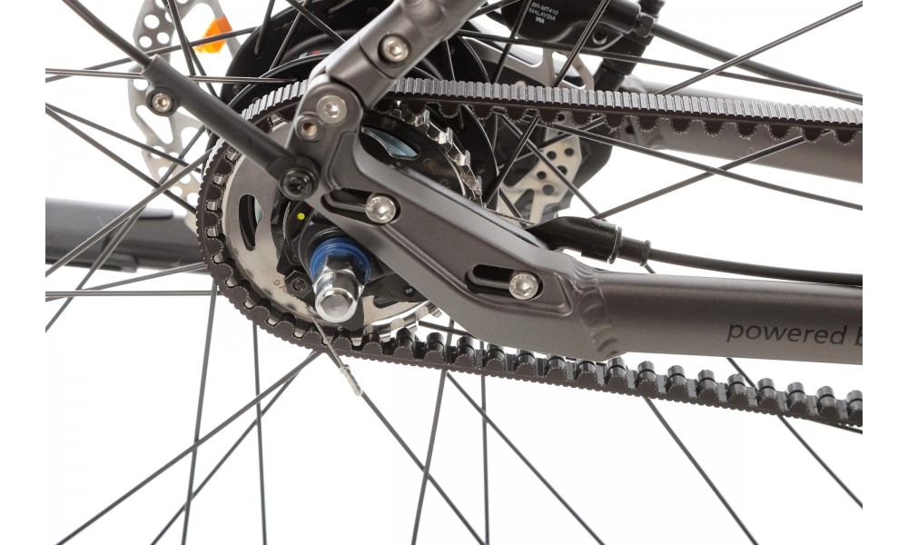 Rower trekkingowy elektryczny Ecobike Dare - grafitowy