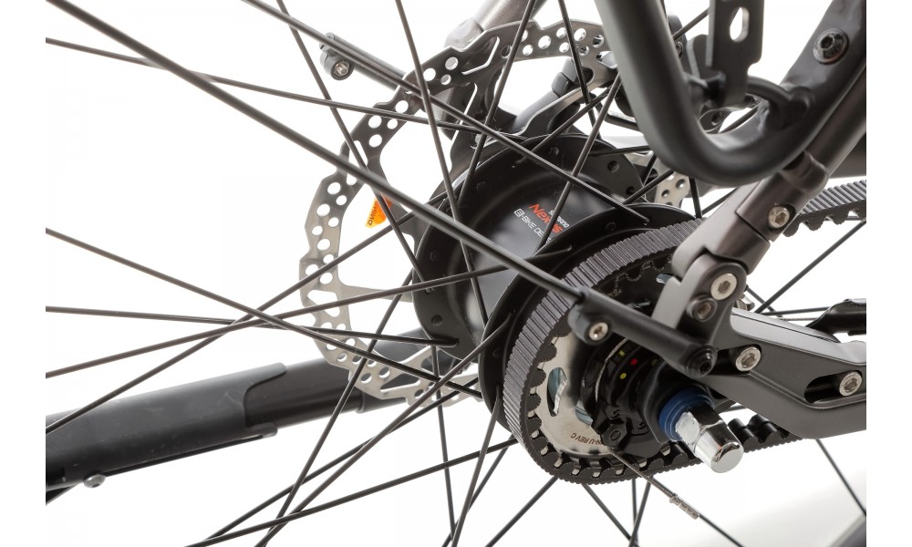 Rower trekkingowy elektryczny Ecobike Dare - grafitowy