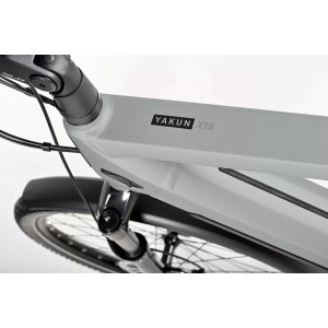 Rower trekkingowy elektryczny Winora Yakun X12 High - srebrny 2