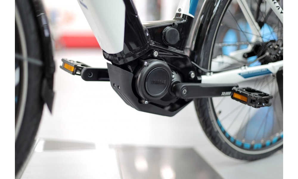 Rower miejski elektryczny R-Raymon CityRay E 7.0 CB - czarno-szary