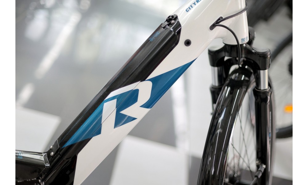 Rower miejski elektryczny R-Raymon CityRay E 7.0 CB - czarno-szary