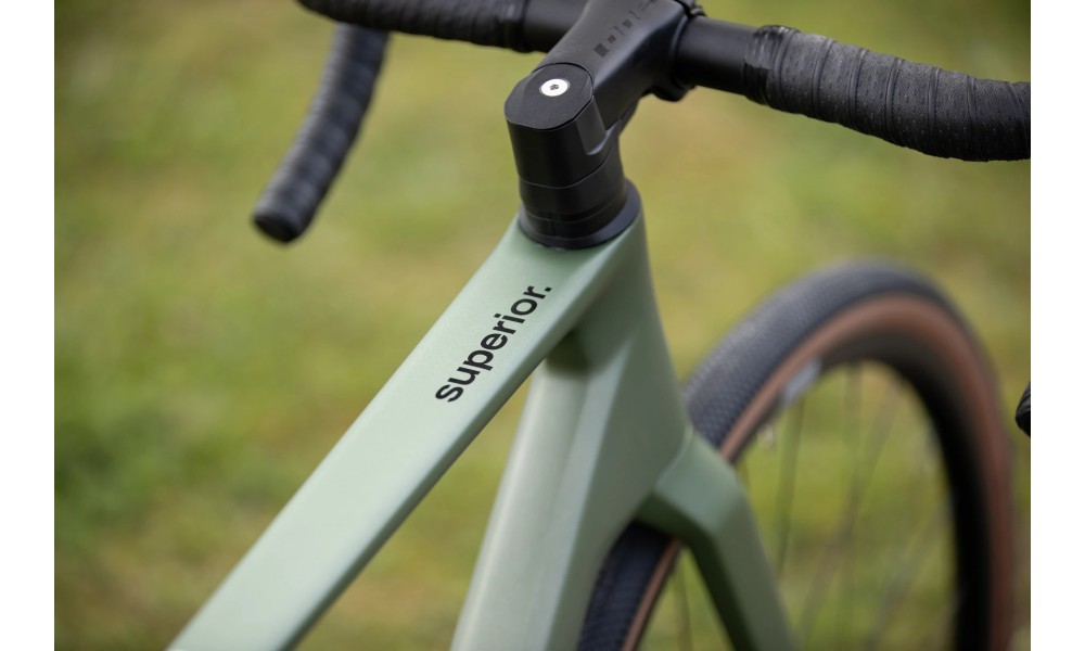 Rower gravel Superior XR 9.5 GR 2025 - zielono-szary