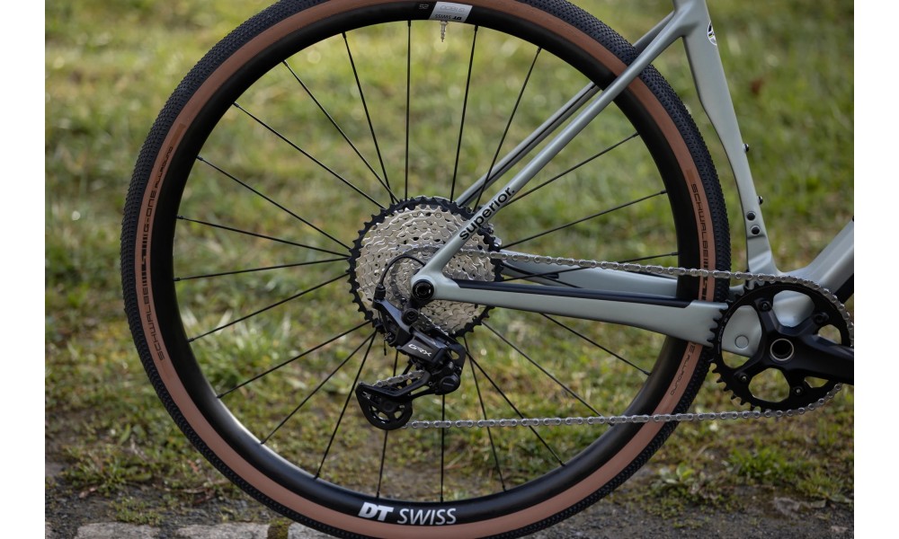 Rower gravel Superior XR 9.5 GR 2025 - zielono-szary