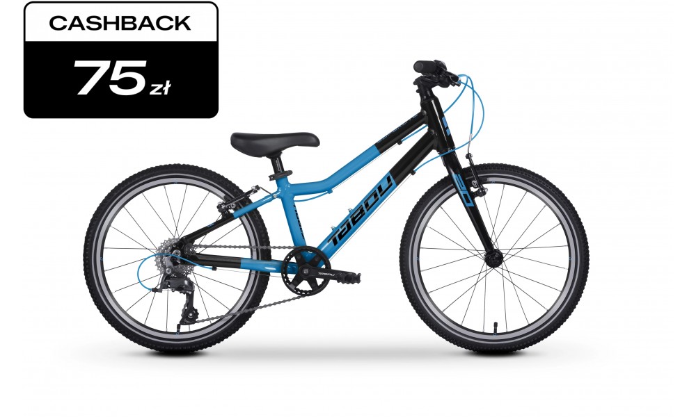 Rower młodzieżowy Tabou Superlite 20 2025 - czarno-niebieski