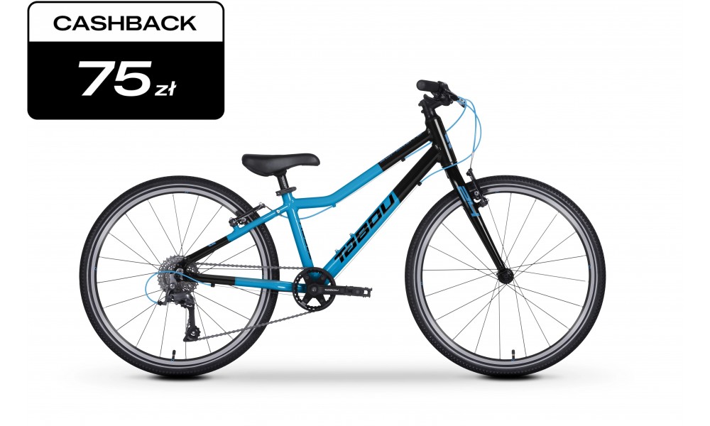 Rower młodzieżowy Tabou Superlite 24 2025 - czarno-niebieski