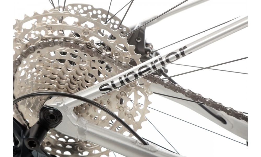 Rower górski Superior XP 6.2 2024 - czerwono-srebrny