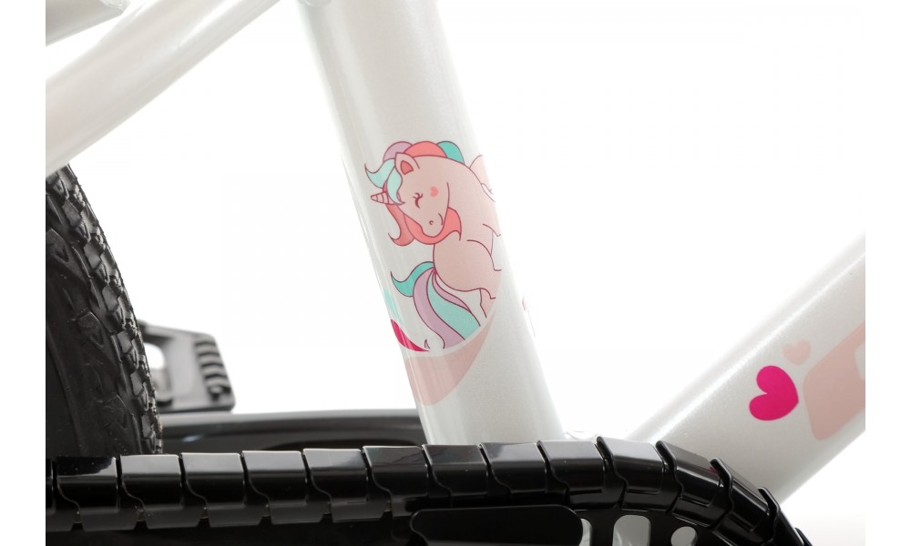 Rower dziecięcy Storm Polly 16 Light - perłowy