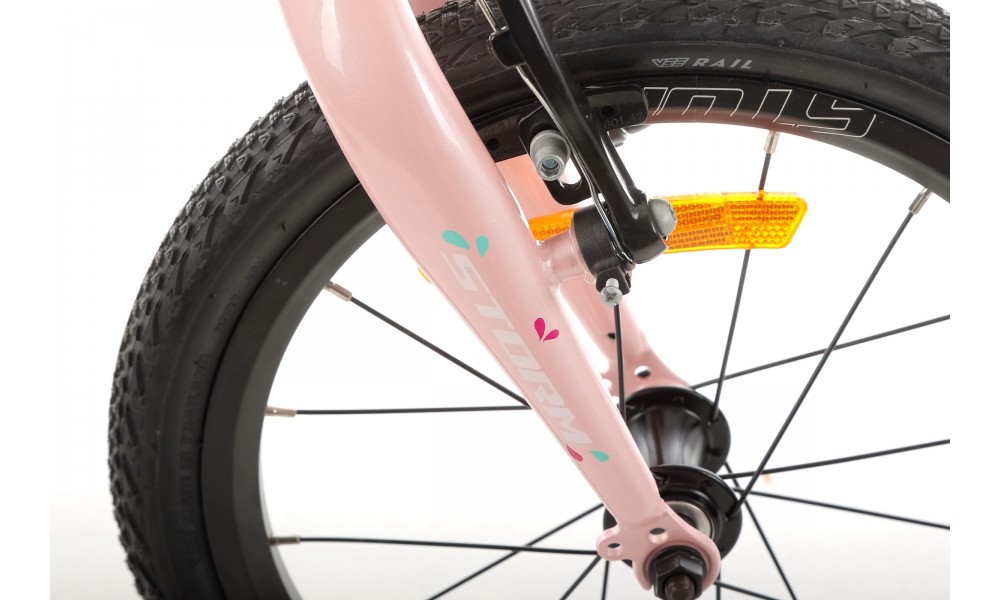 Rower dziecięcy Storm Polly 16 Light - perłowy