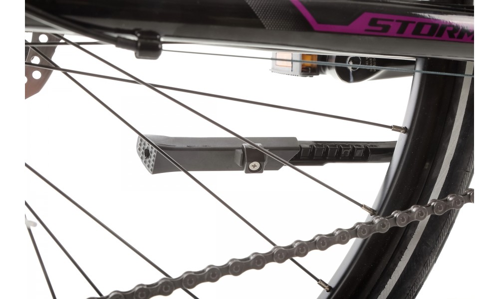 Rower trekkingowy Storm Marathon 8.0 Lady - czarno-fioletowy