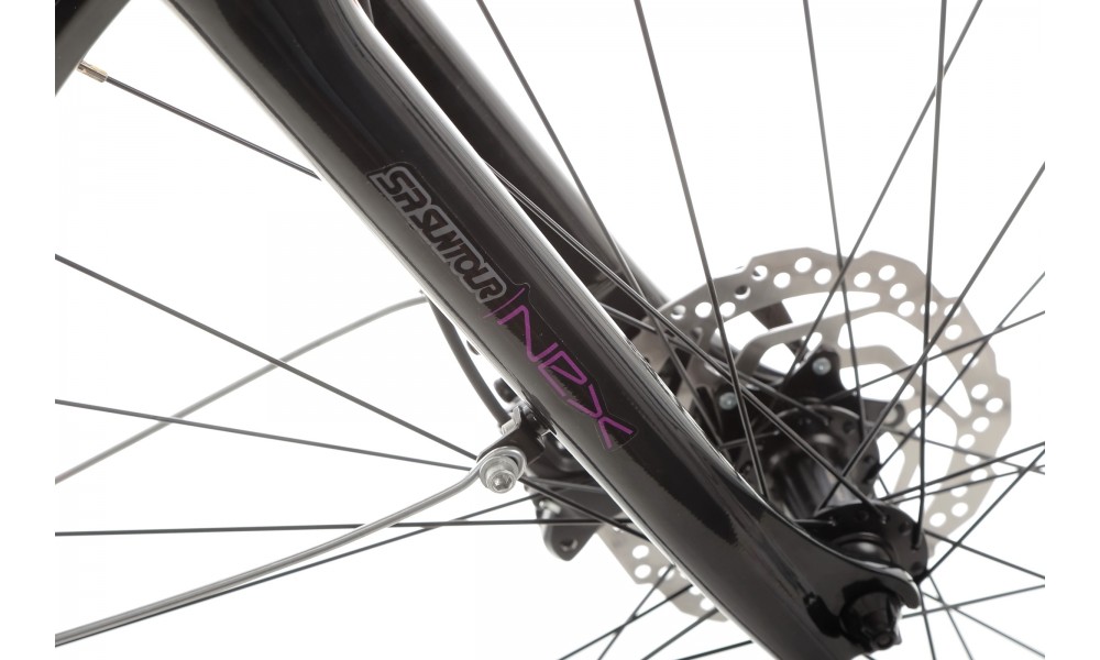 Rower trekkingowy Storm Marathon 8.0 Lady - czarno-fioletowy