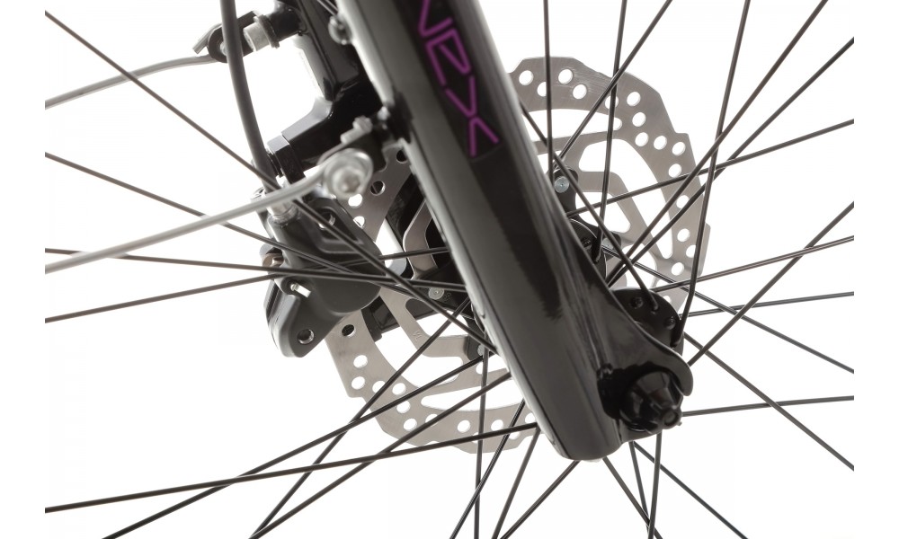 Rower trekkingowy Storm Marathon 8.0 Lady - czarno-fioletowy