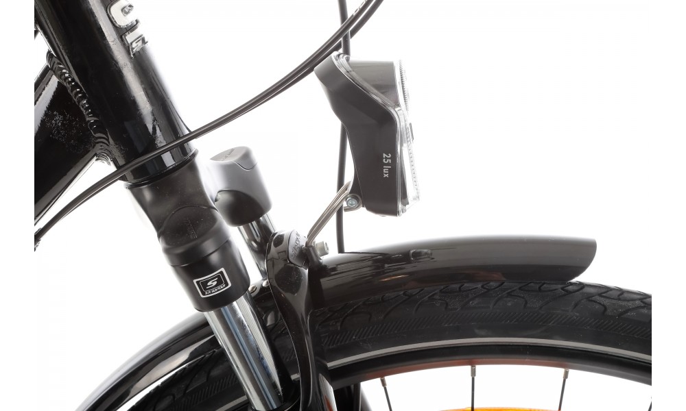 Rower trekkingowy Storm Marathon 8.0 Lady - czarno-fioletowy