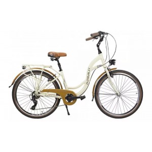 Rower miejski Azimut Sarema 28 Alu TX7 - kremowy 1