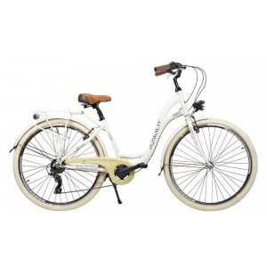 Rower miejski Azimut Sarema 28 Alu TX7  - perłowy 1