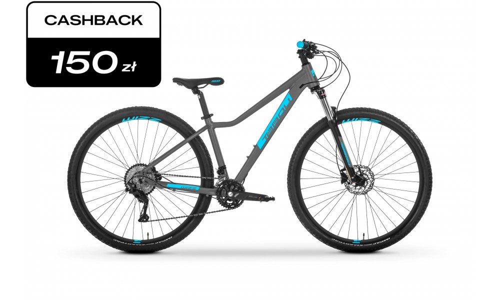 Rower górski TABOU WIZZ 29 5.0 2025 - szaro-niebieski
