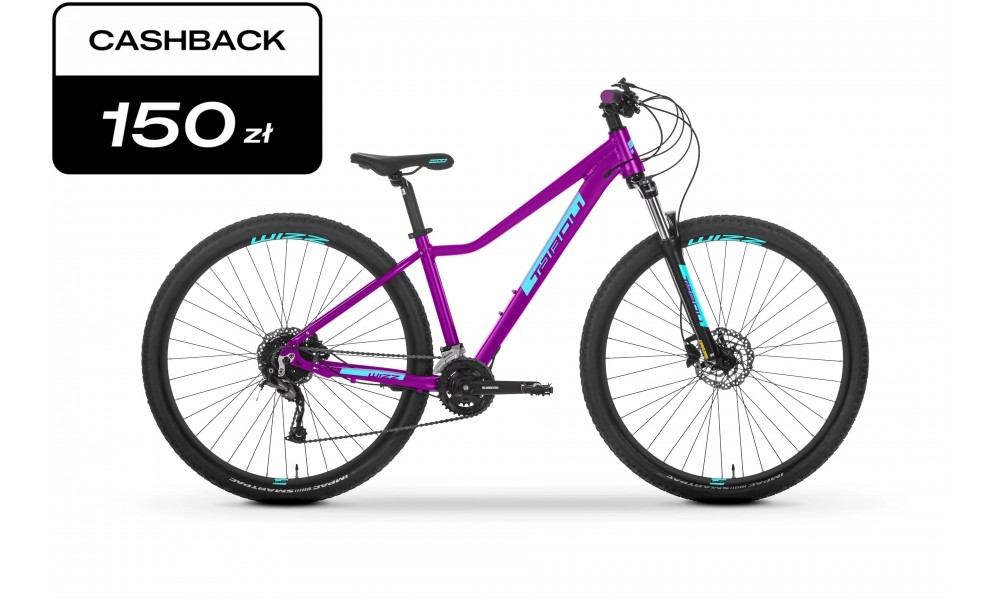 Rower górski TABOU WIZZ 29 4.0 2025 - fioletowo-niebieski