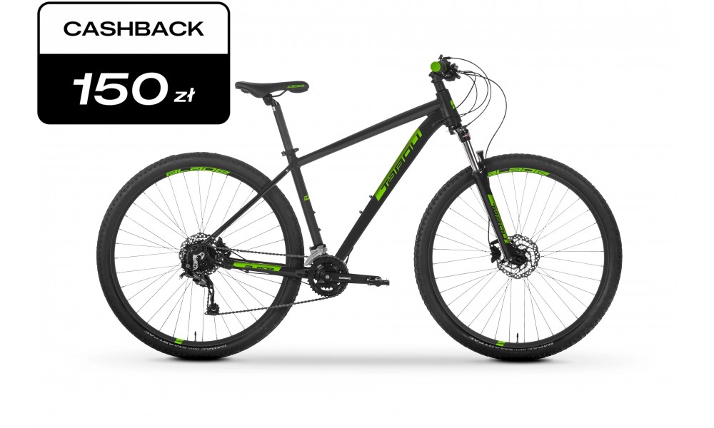 Rower górski TABOU BLADE 29 4.0 2025 - czarno-limonkowy