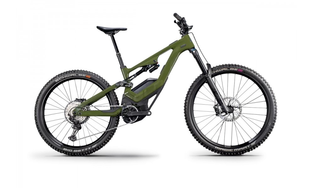 Rower elektryczny górski Lapierre Overvolt GLP ELITE 2025 - oliwkowy-czarny
