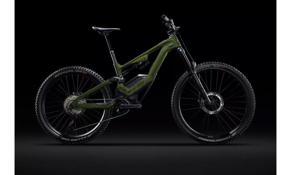 Rower elektryczny górski Lapierre Overvolt GLP ELITE 2025 - oliwkowy-czarny