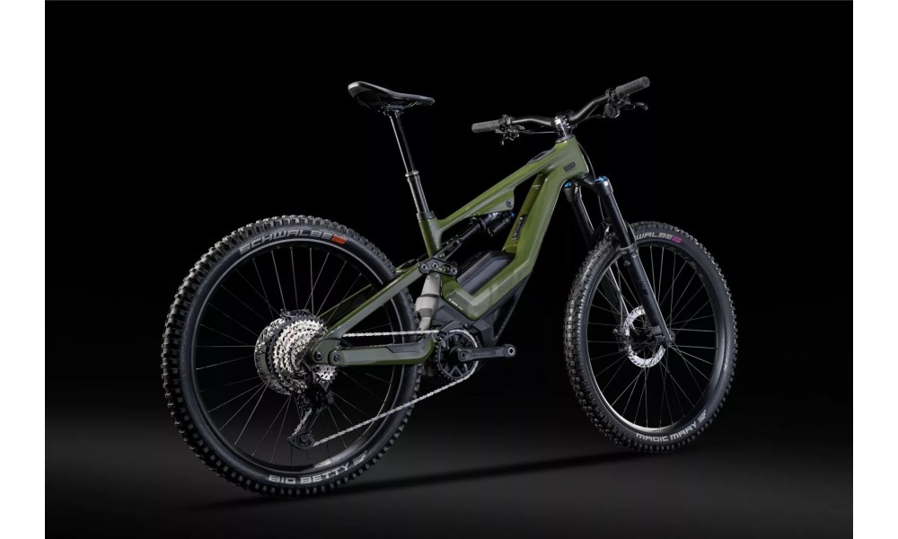 Rower elektryczny górski Lapierre Overvolt GLP ELITE 2025 - oliwkowy-czarny