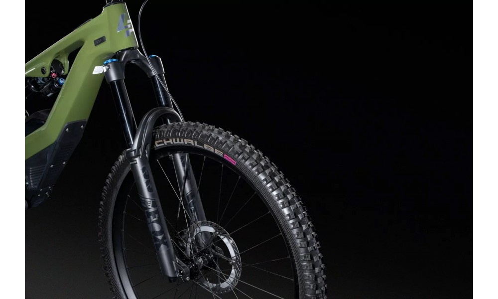 Rower elektryczny górski Lapierre Overvolt GLP ELITE 2025 - oliwkowy-czarny