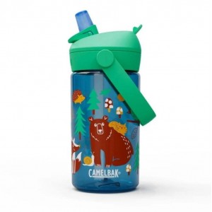 Butelka Tritanowa CAMELBAK Thrive Flip Straw Kids 400ml - granatowy-zielony 1