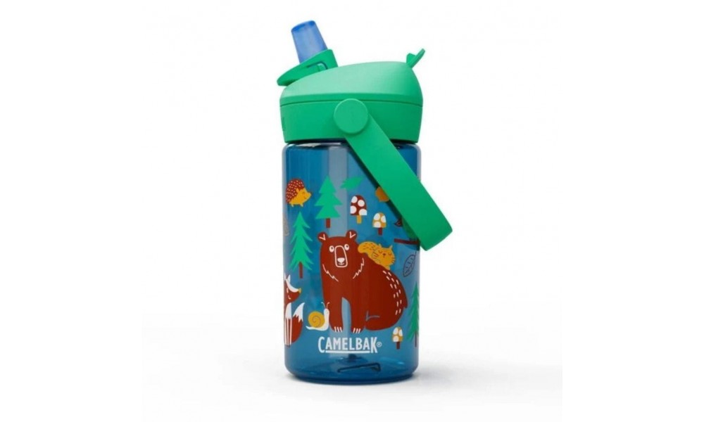 Butelka Tritanowa CAMELBAK Thrive Flip Straw Kids 400ml - granatowy-zielony
