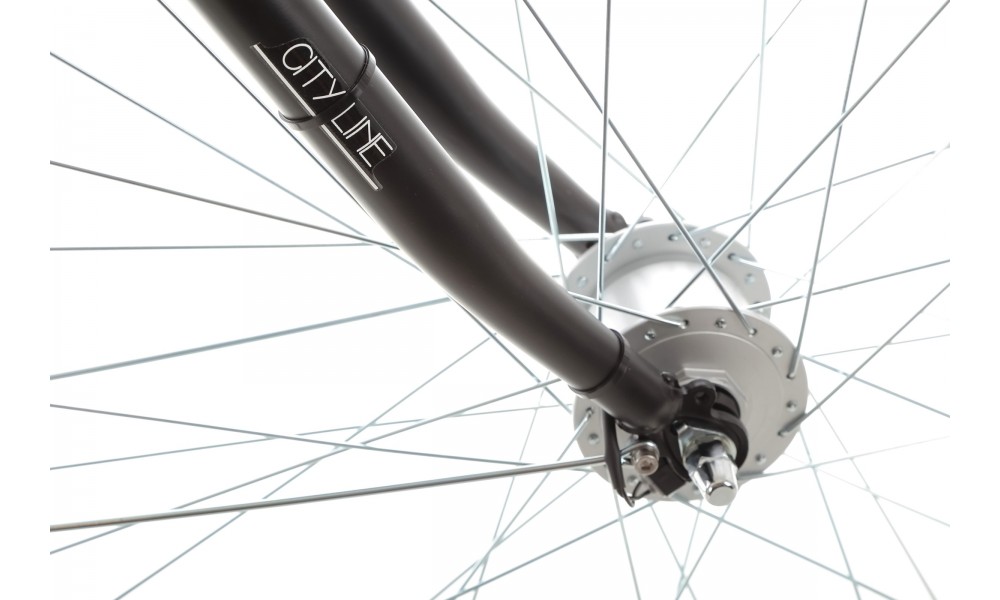 Rower miejski Romet Art Deco Lux 2024-Wersja C - czarny