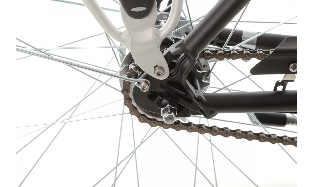 Rower miejski Romet Art Deco Lux 2024-Wersja C - czarny