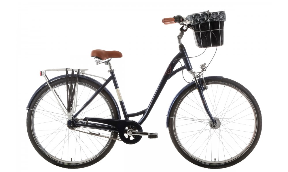 Rower miejski Romet Art Deco Lux 2024-Wersja B - granatowy