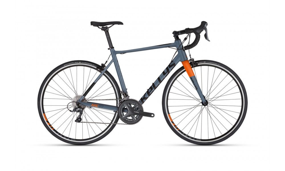 Rower gavel Kellys ARC 10 - szaro-pomarańczowy