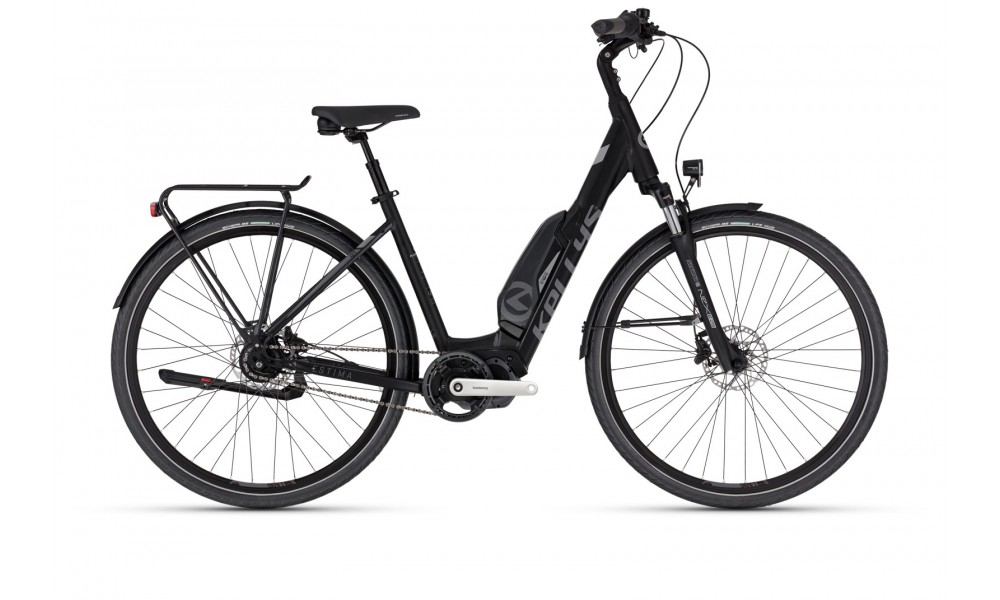 Rower miejski elektryczny Kellys Estima 40 SH - czarny