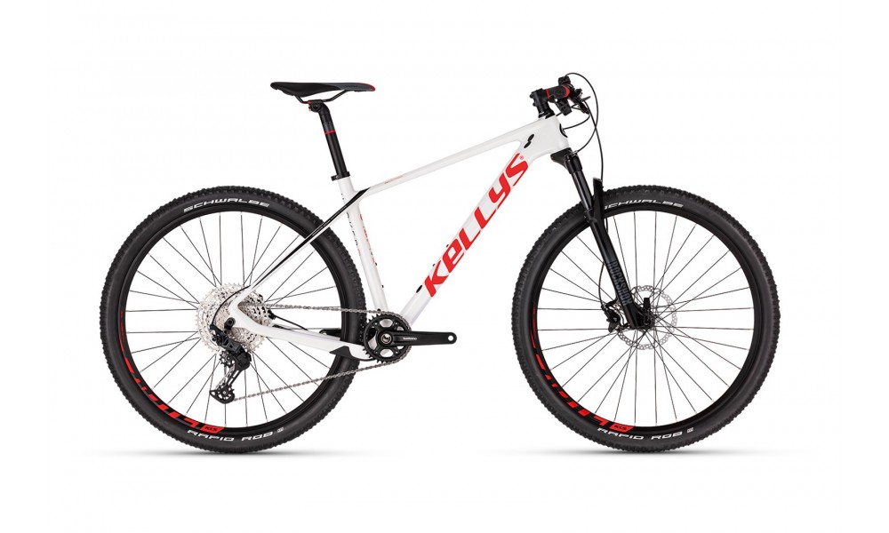 Rower górski Kellys Hacker 30 - biało-czerwony