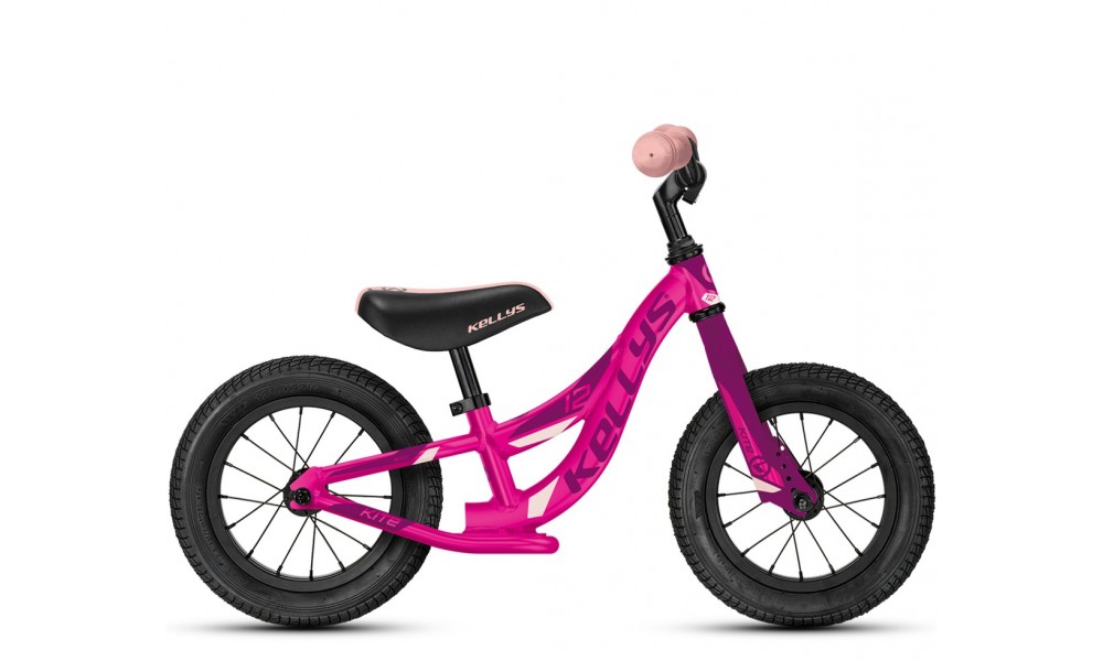 Rower dziecięcy biegowy Kellys Kite 12 2023 - różowo-fioletowy