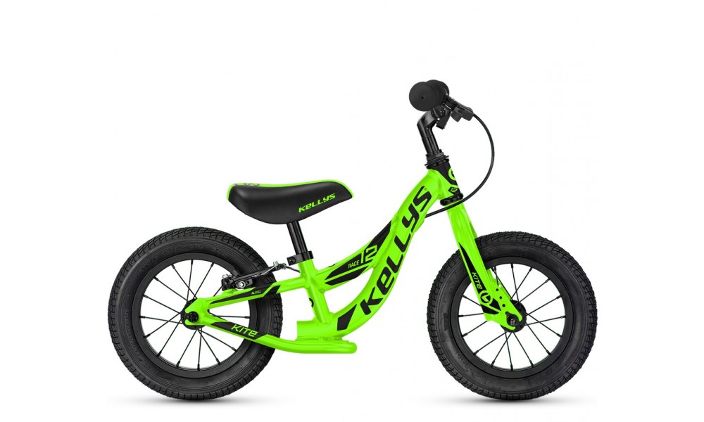 Rower dziecięcy biegowy Kellys Kite 12 Race 2021 - zielony