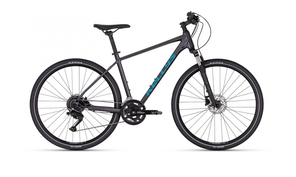 Rower crossowy Kellys Phanatic 50  - czarno-niebieski