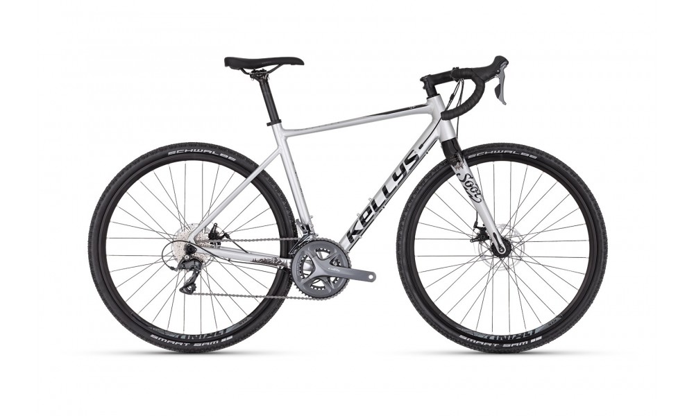 Rower gravel Kellys Soot 30 - srebrny