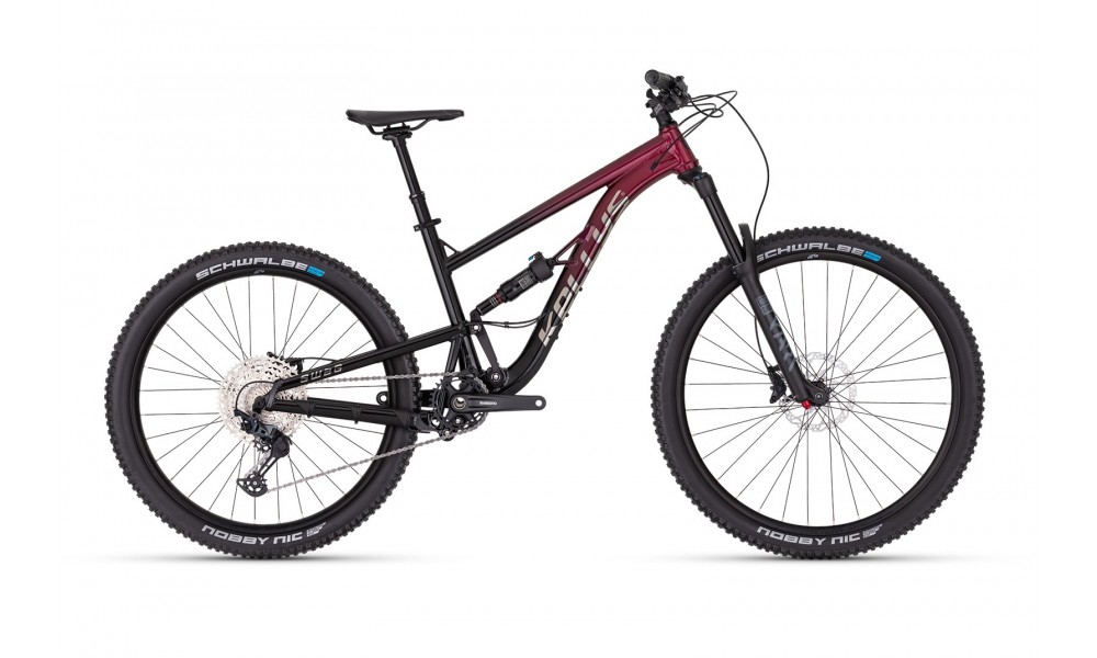 Rower górski Kellys Swag 30 2024 - czerwono-czarny