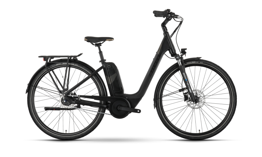 Rower miejski elektryczny R-Raymon CityRay E 1.0 SE - czarny