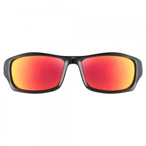 Okulary Uvex Sportstyle 211 - czarno-czerwone 2