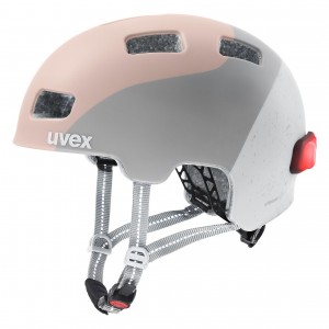 Kask rowerowy Uvex City 4 - różowo-szary 55-58cm 2