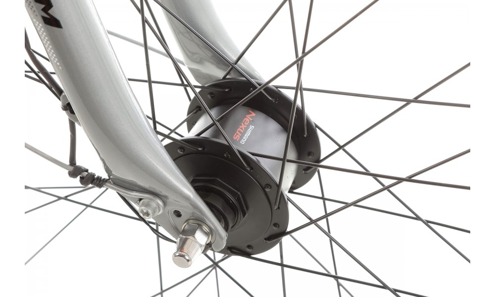 Rower trekkingowy Storm Marathon 2.0 Lady - srebrno-biały