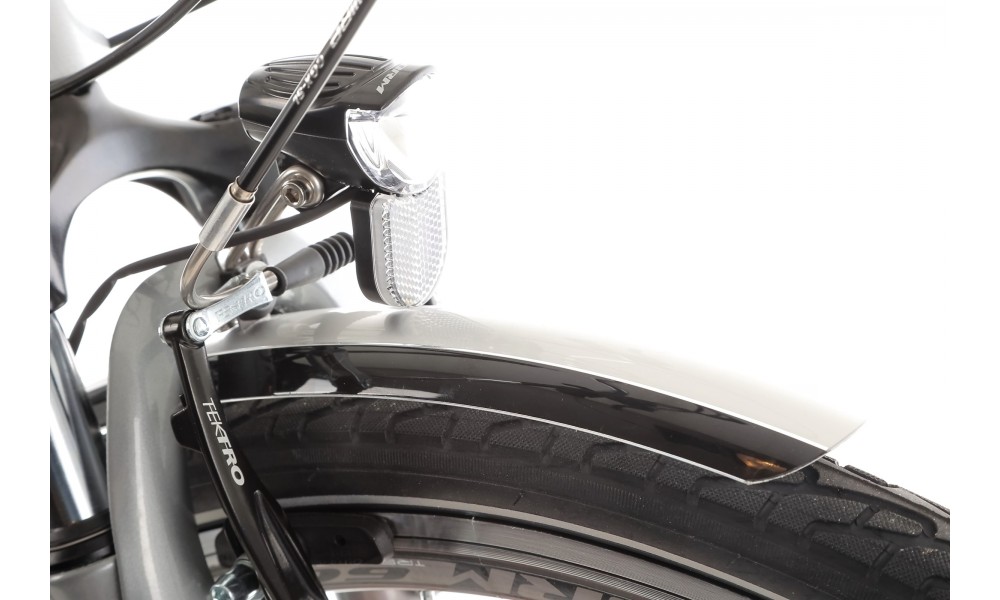 Rower trekkingowy Storm Marathon 2.0 Lady - srebrno-biały