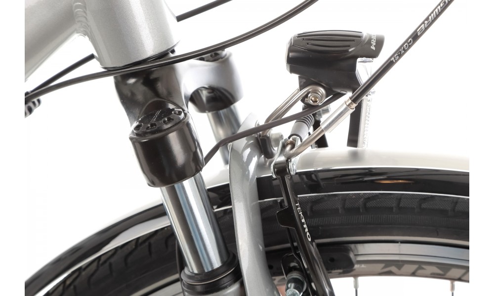 Rower trekkingowy Storm Marathon 2.0 Lady - srebrno-biały