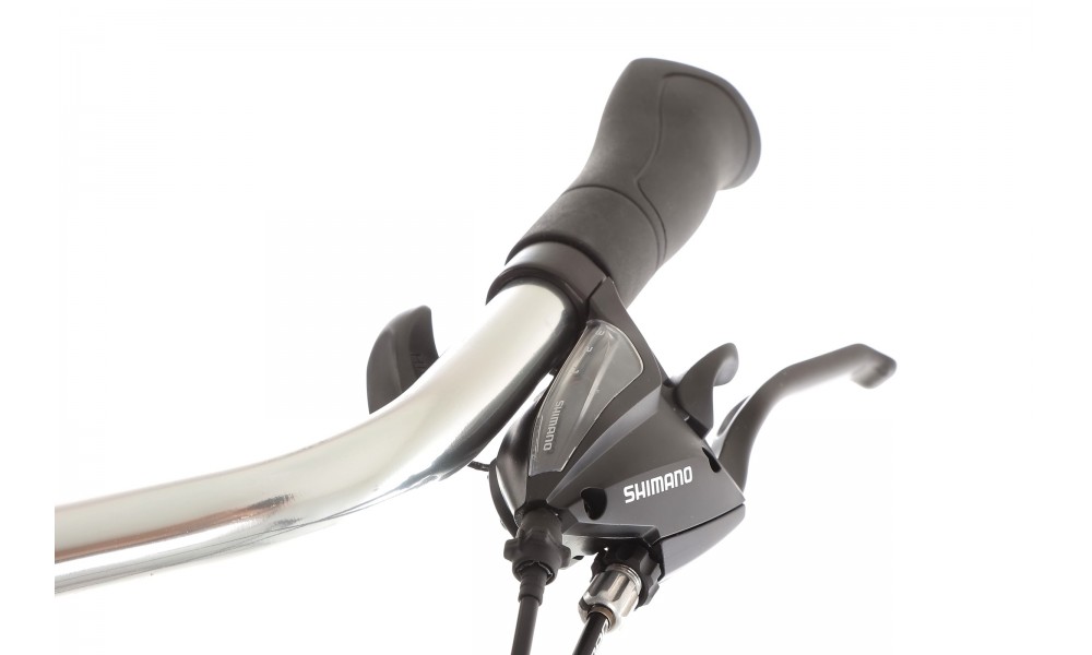 Rower trekkingowy Storm Marathon 2.0 Lady - srebrno-biały