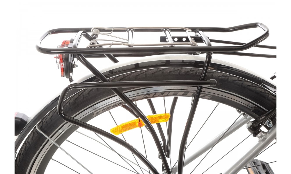 Rower trekkingowy Storm Marathon 2.0 Lady - srebrno-biały