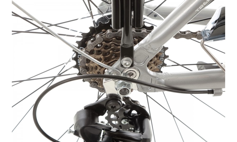 Rower trekkingowy Storm Marathon 2.0 Lady - srebrno-biały