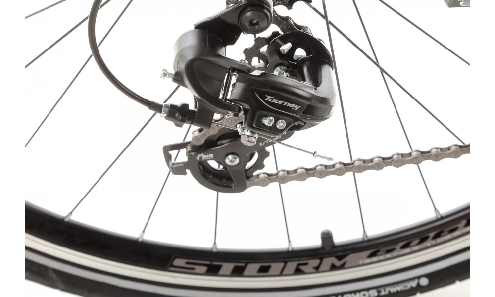 Rower trekkingowy Storm Marathon 2.0 Lady - srebrno-biały