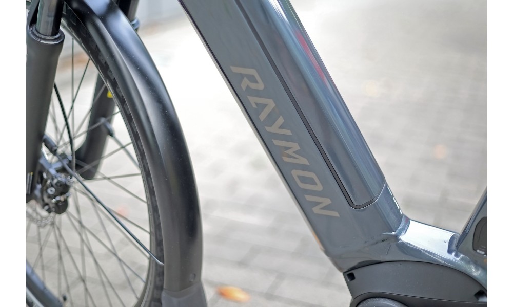 Rower miejski elektryczny R-Raymon Metmo FW - czarny